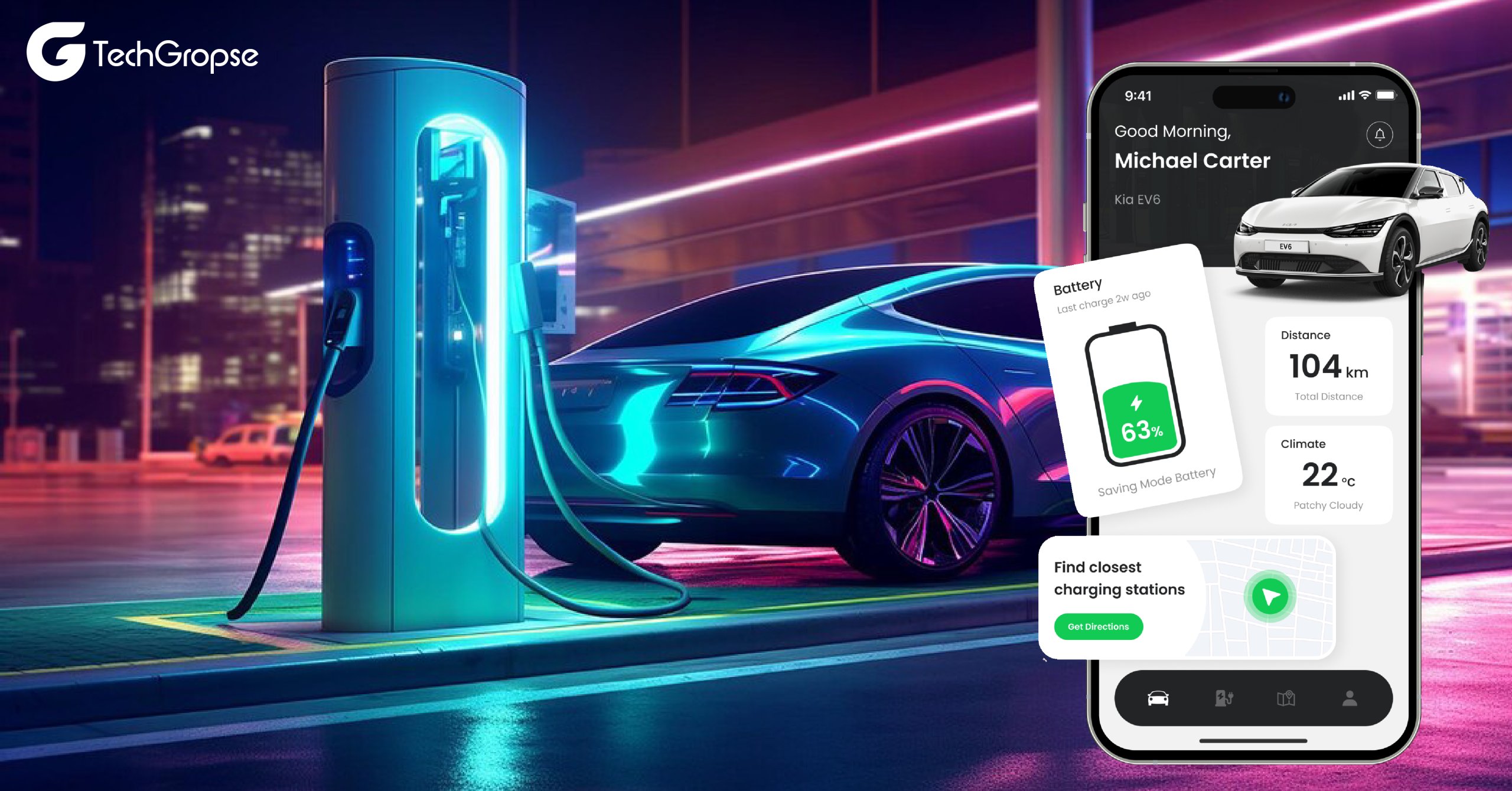 Mobile App Development Company Develop EV Finder App in Malaysia scaled